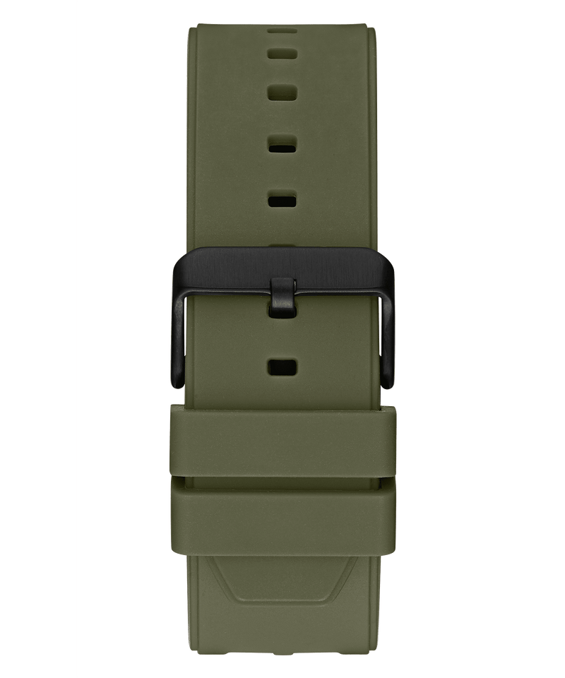 Guess Sport Chronograph Black Dial Green Silicone Strap Watch for Men - W0167G4 Buy Now By Guess