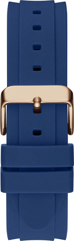 Guess Connoisseur Blue Dial Blue Silicone Strap Watch For Men - GW0335G2 Buy Now By Guess