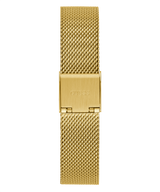 Guess Quartz Red Dial Gold Mesh Strap Watch For Women - GW0354L4 Buy Now By Guess