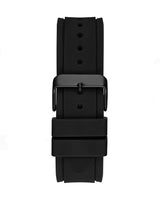 Guess Connoisseur Black Dial Black Leather Strap Watch For Men - GW0353G1 Buy Now By Guess