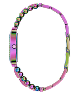 Guess Intricate Iridescent Crystals Purple Dial Purple Steel Strap Watch for Women - GW0401L4 Buy Now By Guess