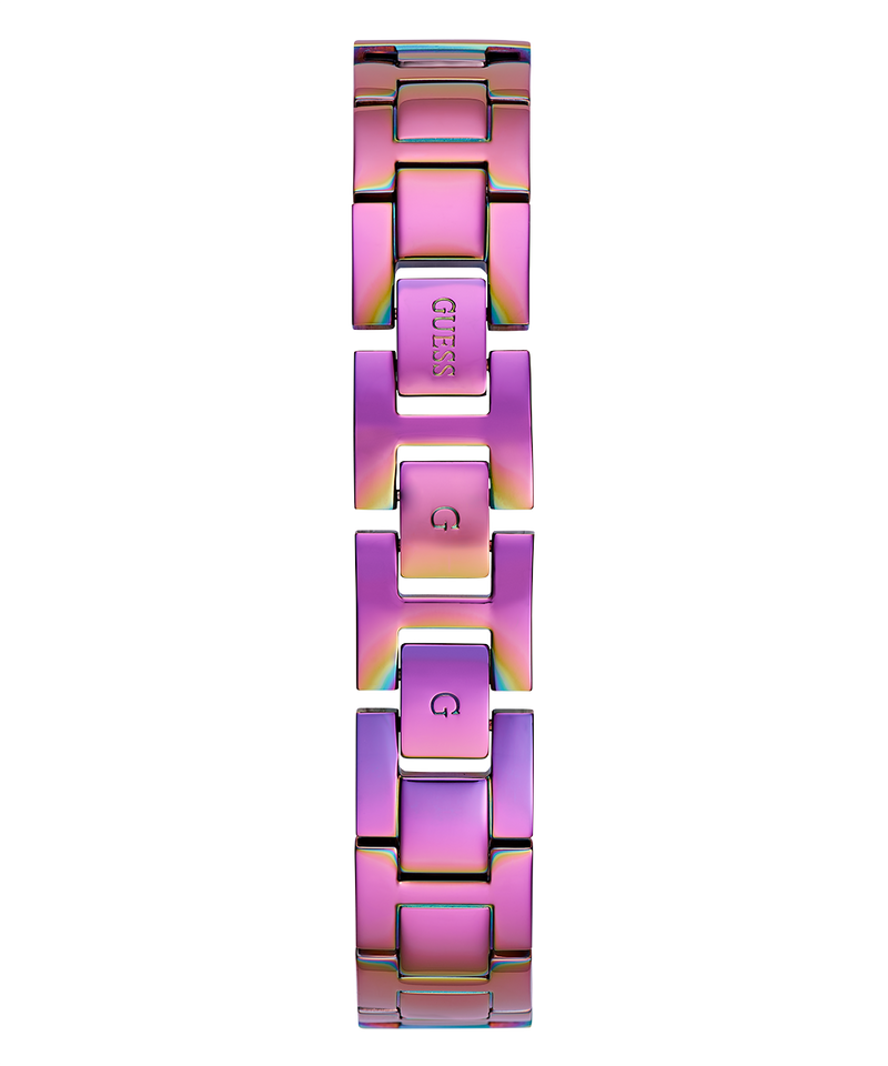 Guess Intricate Iridescent Crystals Purple Dial Purple Steel Strap Watch for Women - GW0401L4 Buy Now By Guess