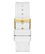 Guess Marina Multifunction White Dial White Rubber Strap Watch for Women - W1025L5 Buy Now By Guess