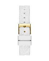 Guess Crown Jewel Multifunction Diamonds White Dial White Leather Strap Watch for Women - GW0411L1 Buy Now By Guess