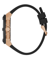 Guess Matrix Multifunction Black Dial Black Rubber Strap Watch For Men - GW0423G5 Buy Now By Guess