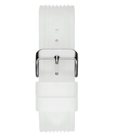 Guess Poseidon Chronograph Rainbow Dial White Silicone Strap Watch For Men - GW0425G4 Buy Now By Guess