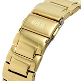 Shop Guess Queen Quartz Gold Dial Gold Steel Strap Watch For Women - GW0464L2 in USA