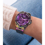 Shop Guess Queen Multicolor Dial Multicolor Steel Strap Watch For Women - GW0464L4 in USA