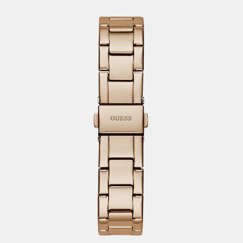 Guess Cosmic Chronograph Rose Gold Dial Rose Gold Steel Strap Watch for Women - GW0465L2 Buy Now By Guess