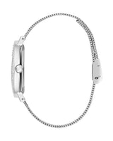 Guess Iconic Diamonds Silver Dial Silver Mesh Bracelet Watch For Women - GW0477L1 Buy Now By Guess