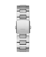 Guess Minimal Black Dial Silver Steel Strap Watch for Men - W0416G1 Buy Now By Guess