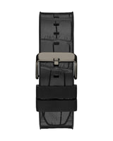 Guess Edge Chronograph Black Dial Black Leather Strap Watch For Men - GW0492G1 Buy Now By Guess