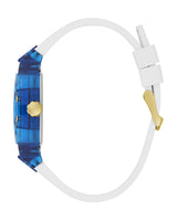 Guess Phoenix Multifunction Blue Dial White Rubber Strap Watch for Men - GW0499G6 Buy Now By Guess