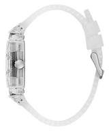 Guess Phoenix Quartz Green Dial Transparent Silicone Strap Watch For Men - GW0499G8 Buy Now By Guess