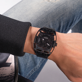 Guess Legend Black Dial Black Silicone Strap Watch For Men - GW0500G2 Buy Now By Guess