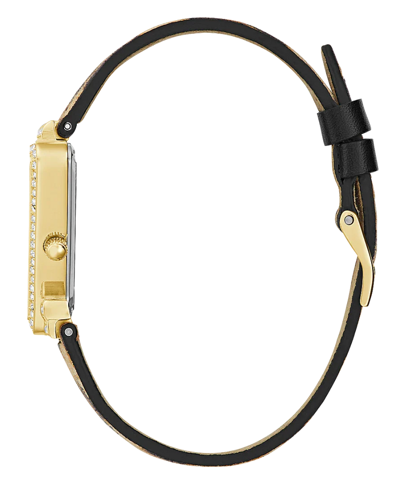 Guess Fame Quartz Animal Print Dial Multicolor Leather Strap Watch For Women - GW0504L3 Buy Now By Guess