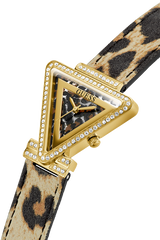Guess Fame Quartz Animal Print Dial Multicolor Leather Strap Watch For Women - GW0504L3 Buy Now By Guess