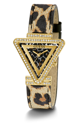 Guess Fame Quartz Animal Print Dial Multicolor Leather Strap Watch For Women - GW0504L3 Buy Now By Guess