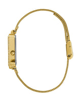Guess Fame Diamonds Gold Dial Gold Mesh Bracelet Watch for Women - GW0508L2 Buy Now By Guess