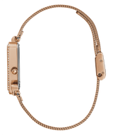 Guess Dream Crystals Rose Gold Dial Rose Gold Mesh Bracelet Watch For Women - GW0550L3 Buy Now By Guess