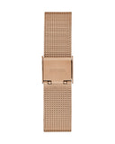 Guess Fame Diamonds Rose Gold Dial Rose Gold Mesh Bracelet Watch for Women - GW0508L3