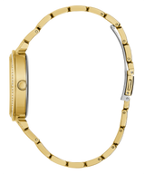 Guess Lily Quartz Gold Dial Gold Steel Strap Watch For Women - GW0528L2 Buy Now By Guess