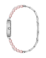 Guess Gala Diamonds Silver Dial Two Tone Steel Strap Watch for Women - GW0531L1 Buy Now By Guess