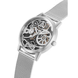 Guess Gadget Silver Dial Silver Mesh Bracelet Watch for Men - GW0538G1 Buy Now By Guess