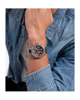 Guess Edge Chronograph Black Dial Silver Steel Strap Watch For Men - GW0539G1 Buy Now By Guess