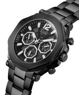 Guess Edge Chronograph Black Dial Black Steel Strap Watch For Men - GW0539G3 Buy Now By Guess