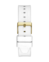 Guess Fusion Chronograph White Dial White Leather Strap Watch For Women - GW0553L2 Buy Now By Guess