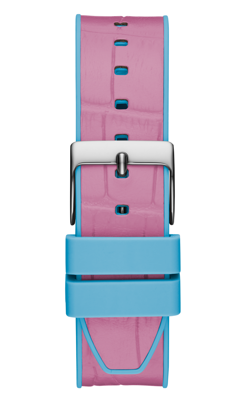 Guess Fusion Chronograph Pink Dial Pink Leather Strap Watch for Women - GW0553L5 Buy Now By Guess