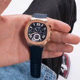 Guess Headline Multifunction Quartz Blue Dial Blue Silicone Strap Watch For Men - GW0571G2 Buy Now By Guess