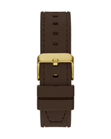 Guess Headline Chronograph Blue Dial Brown Silicone Strap Watch For Men - GW0571G5 Buy Now By Guess