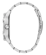 Guess Duke Glitz Black Dial Silver Steel Strap Watch For Men - GW0576G1 Buy Now By Guess