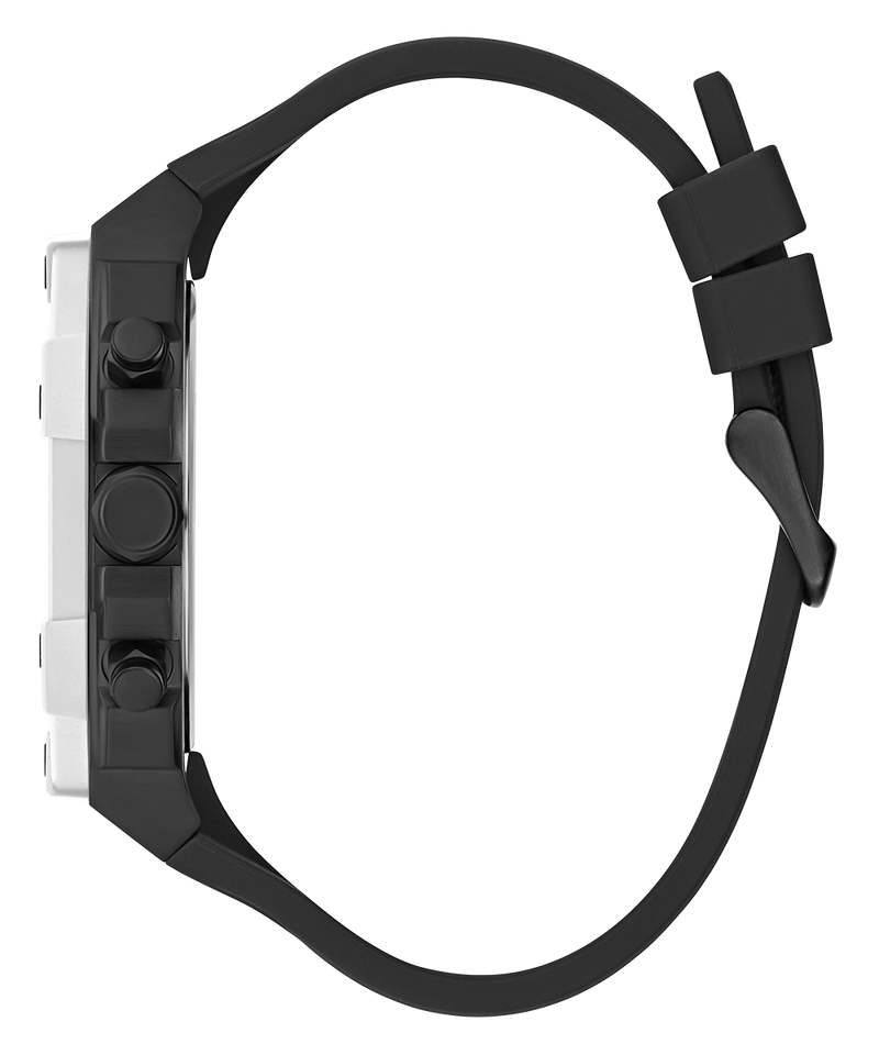 Guess Formula Chronograph Black Dial Black Silicone Strap Watch For Men - GW0579G1 Buy Now By Guess