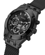 Guess Continental Chronograph Black Dial Black Mesh Strap Watch For Men - GW0582G3 Buy Now By Guess