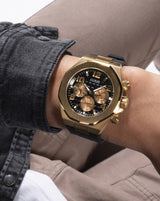 Guess Empire Chronograph Quartz Black Dial Black Silicon Strap Watch For Men - GW0583G2 Buy Now By Guess