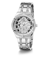 Guess Allara Quartz Silver Dial Silver Steel Strap Watch For Women - GW0604L1 Buy Now By Guess