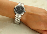 Guess Rumour Quartz Black Dial Silver Steel Strap Watch For Women - GW0613L1 Buy Now By Guess