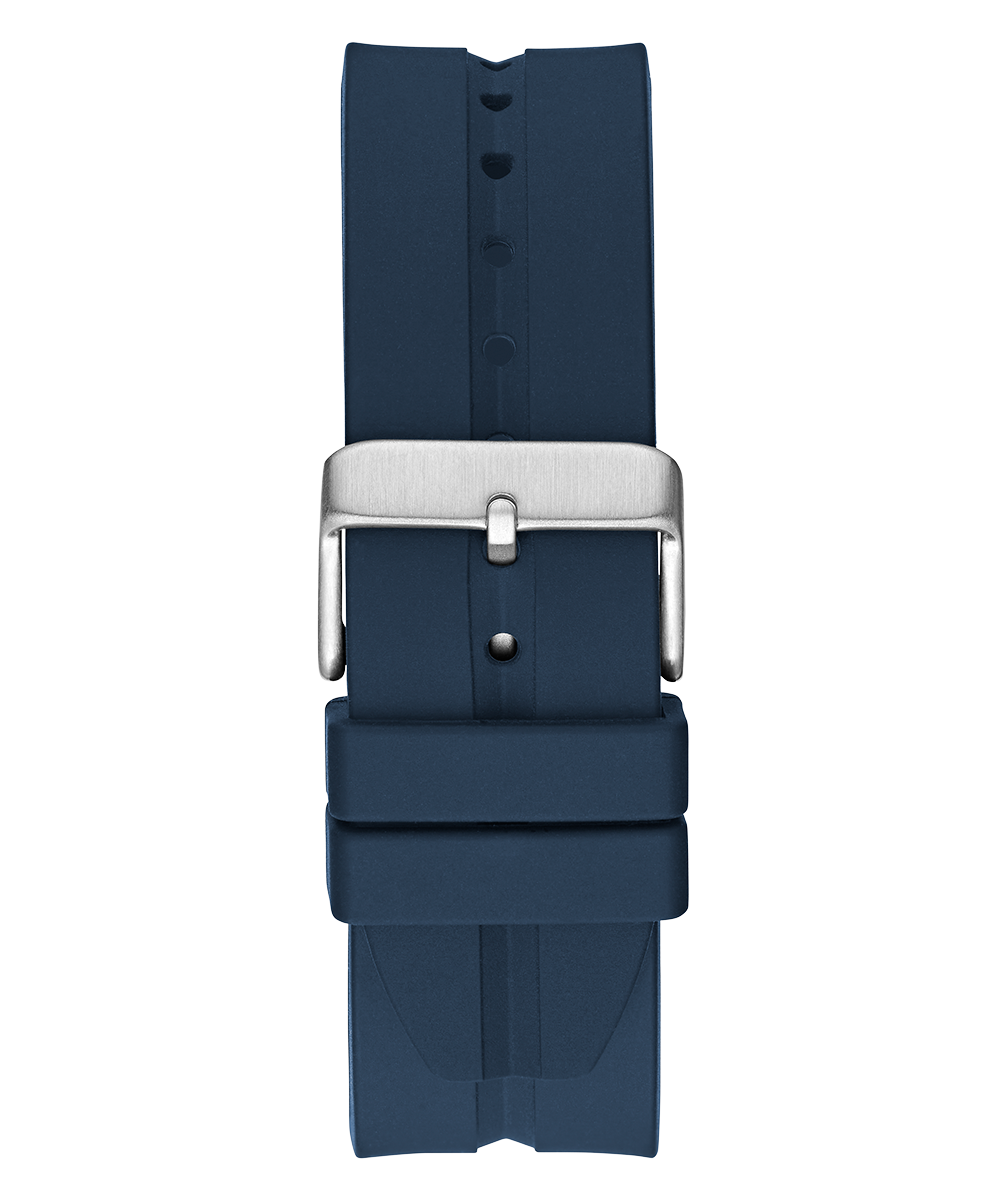 Guess Leo Chronograph Navy Blue Dial Blue Silicone Strap Watch For Men - GW0637G1