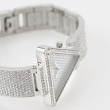 Guess Fame Quartz Crystals Silver Dial Silver Steel Strap Watch For Women - GW0644L1 Buy Now By Guess