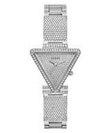 Guess Fame Quartz Crystals Silver Dial Silver Steel Strap Watch For Women - GW0644L1 Buy Now By Guess