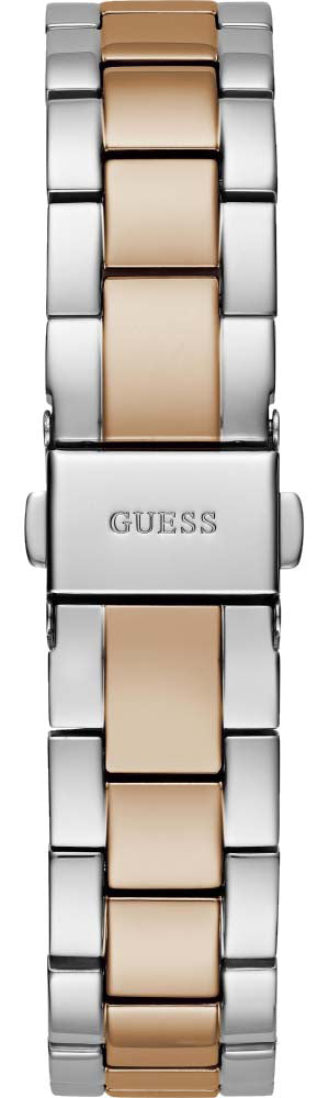 Guess Mist Analog Maroon Dial Two Tone Steel Strap Watch For Women - GW0723L2 Buy Now By Guess
