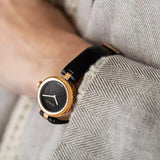 Shop Gucci Diamantissima Quartz Black Dial Black Leather Strap Watch for Women - YA141501 in USA
