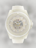 Gucci Dive Automatic White Dial White Rubber Strap Unisex Watch - YA136342