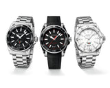 Gucci Dive Quartz Black Dial Black Rubber Strap Watch For Men - YA136303