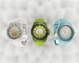 Shop Gucci Dive Automatic White Dial White Rubber Strap Unisex Watch - YA136342 in USA