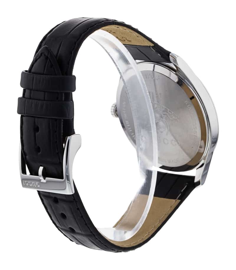 Shop Gucci G-Timeless Moonphase Black Dial Black Leather Strap Watch For Men - YA126327 in USA