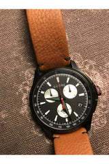 Gucci G-Timeless Chronograph Black Dial Brown Leather Strap Watch For Men - YA126271 Buy Now By Gucci